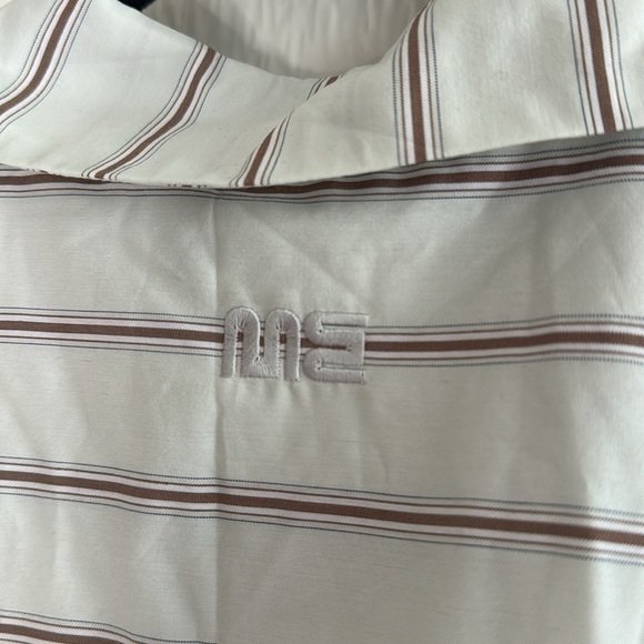 Maison Essentiele Oversized Striped Button Up - Picture 6 of 8